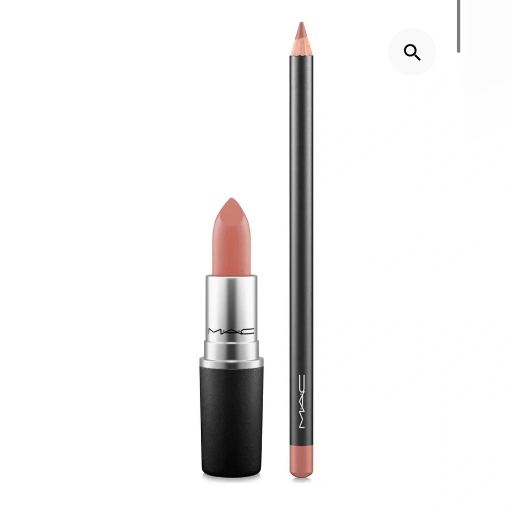 New in Box Mac Lip Duo: Lip Pencil Boldly Bare & Matte Lipstick Velvet Teddy - Picture 3 of 4